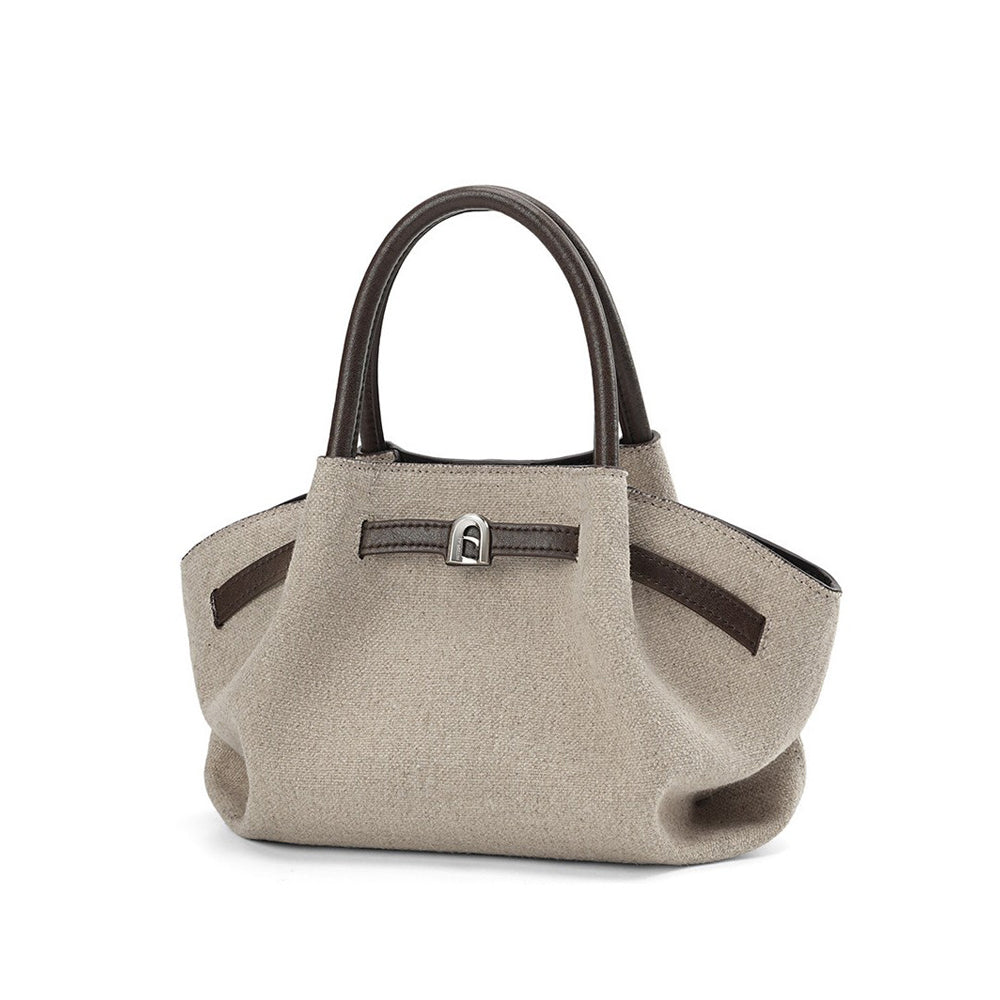Pleats Trapeze Mini Bag