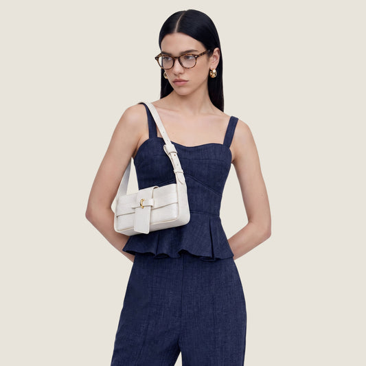 Croco Baguette Bag