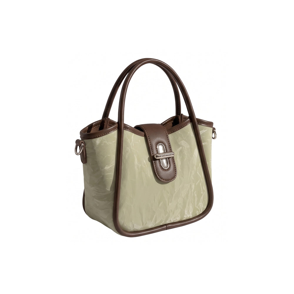 Frame Turn Lock Tote Bag