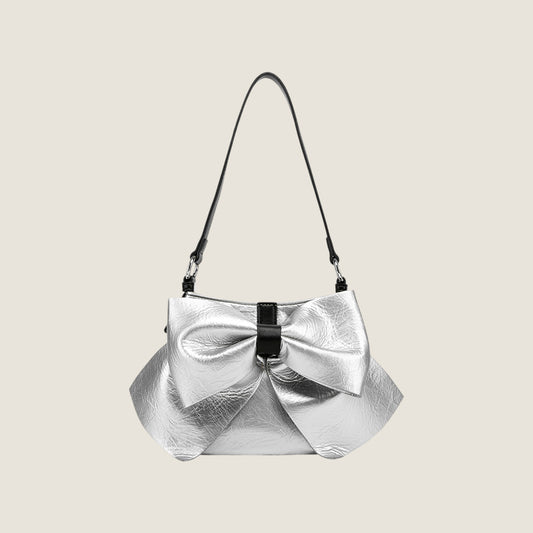 Oversized Bow Hobo Bag