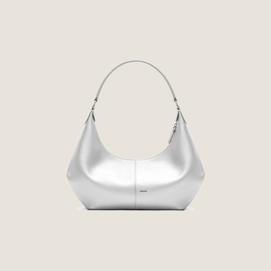 Curve Stitch Hobo Bag