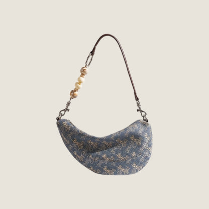 Marble Beads Hobo Bag