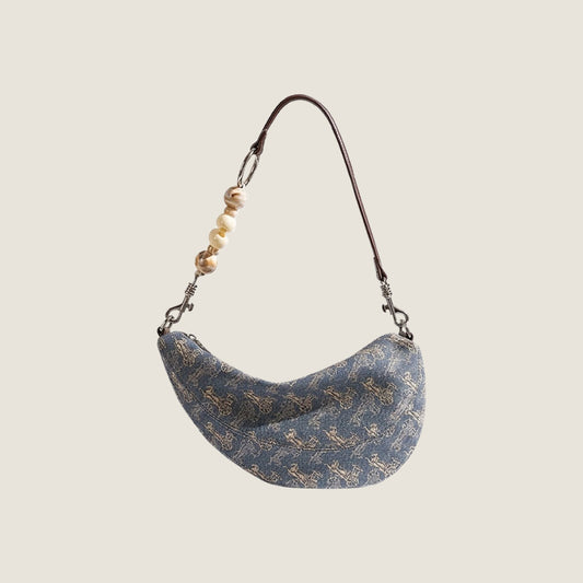 Marble Beads Hobo Bag