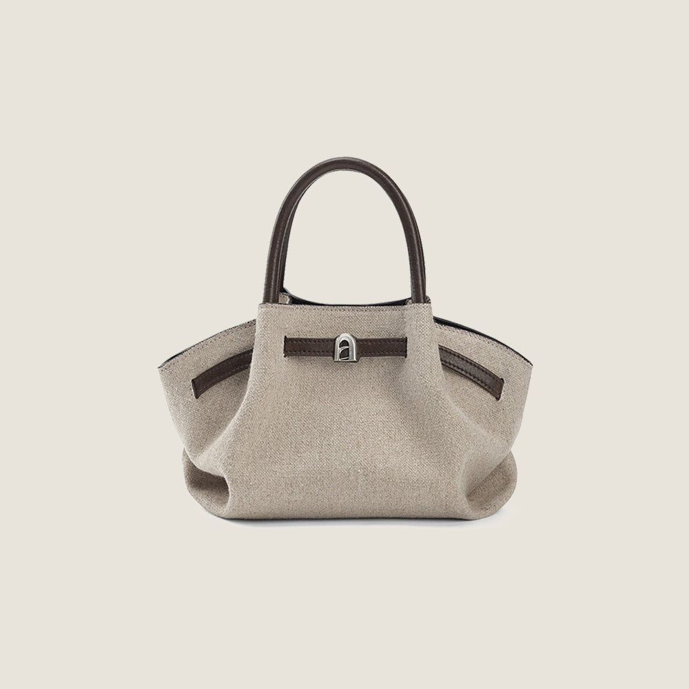 Pleated Trapeze Mini Bag
