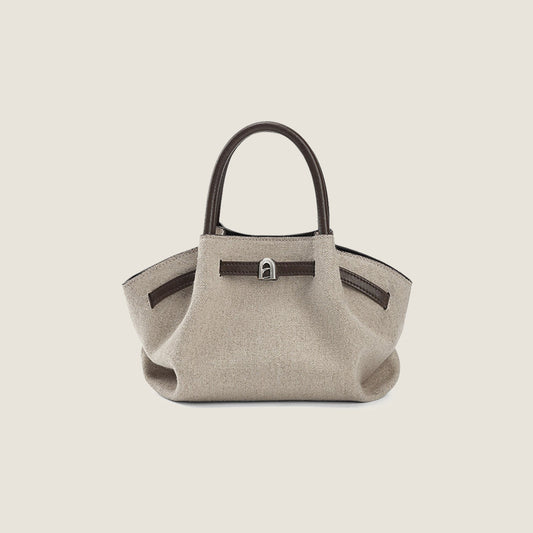Pleated Trapeze Mini Bag