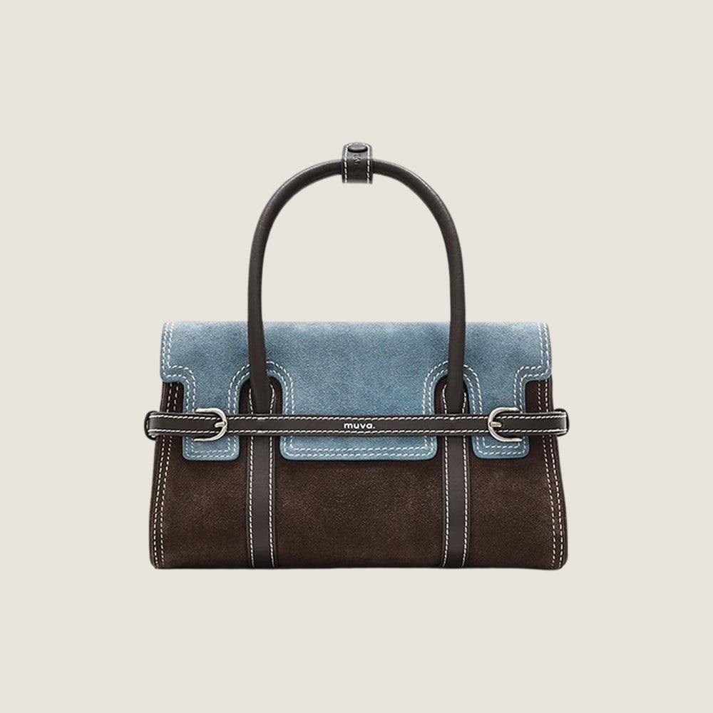 Two-Tone Harness Satchel Bag