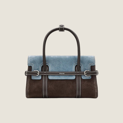Two-Tone Harness Satchel Bag