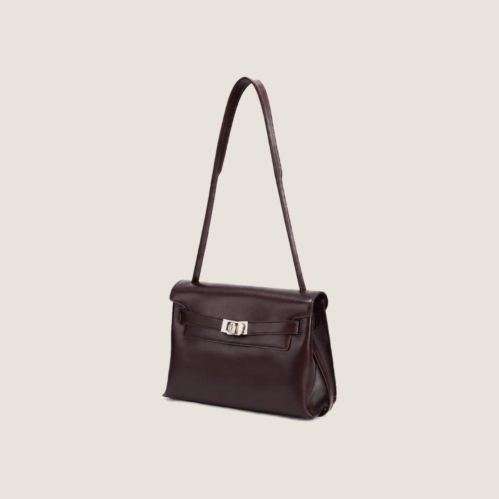 Belted Small Satchel Bag