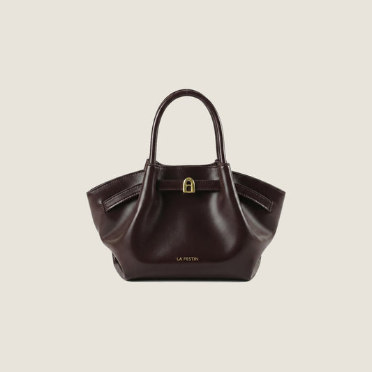 Pleated Trapeze Mini Bag