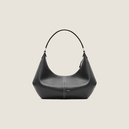 Curve Stitch Hobo Bag