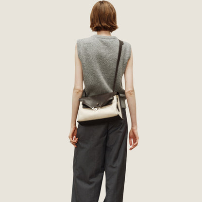 Belted Large Satchel Bag