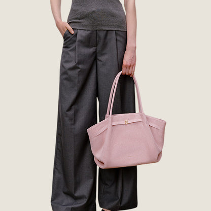 Pleats Trapeze Large Bag