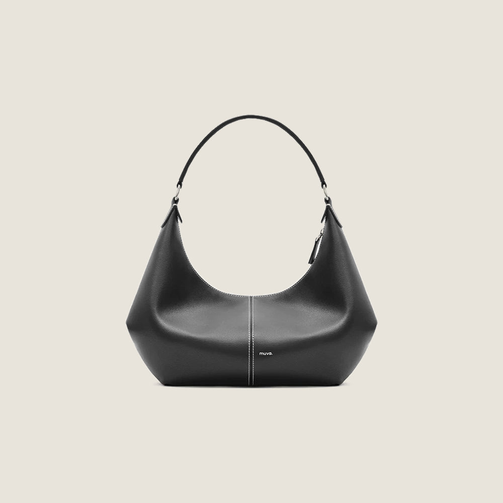 Curve Stitch Hobo Bag