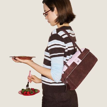 Layered Boston Large Bag