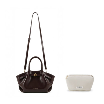 Pleated Trapeze Mini Bag