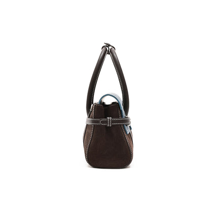 Two-Tone Harness Satchel Bag