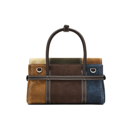 Patchwork Harness Satchel Bag