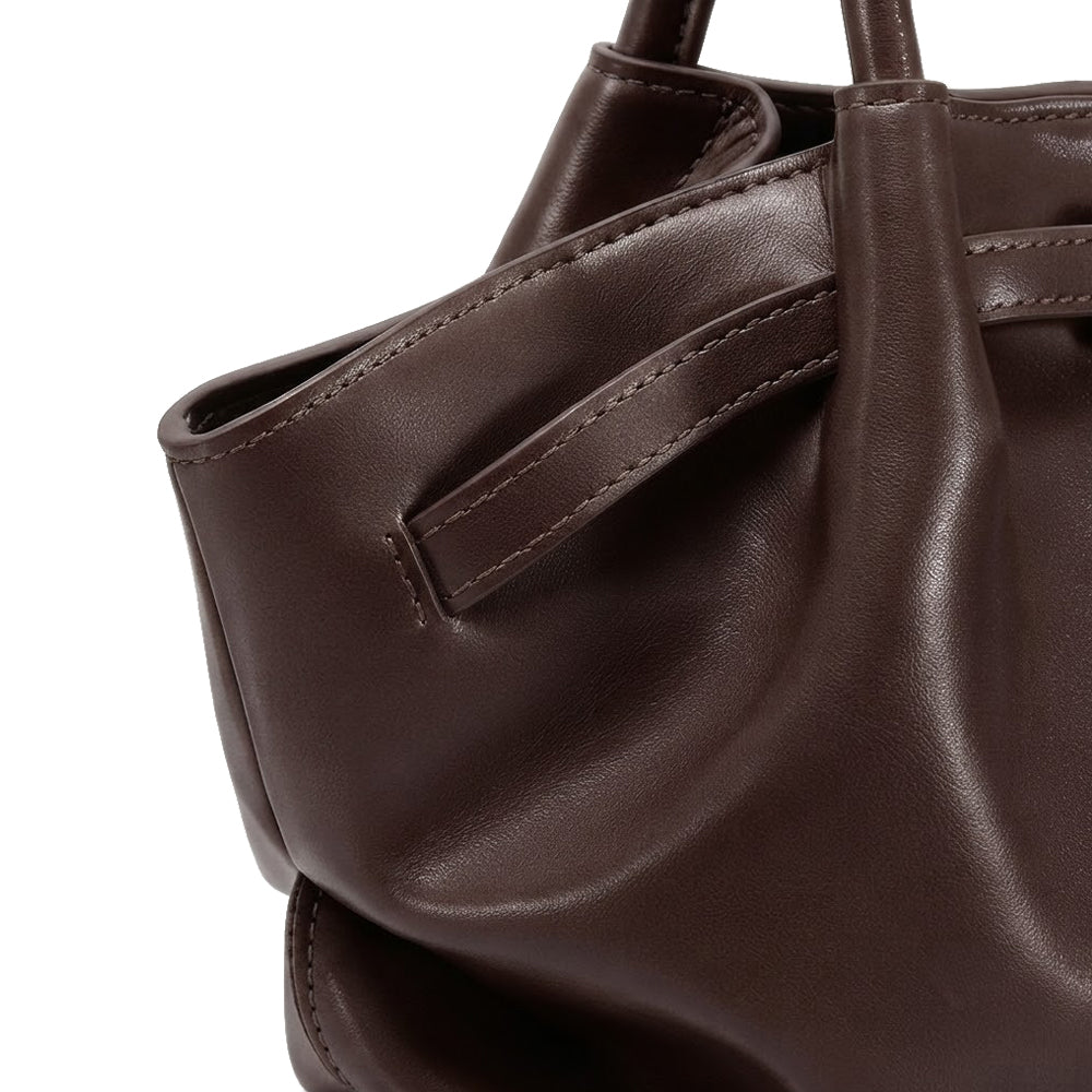 Pleated Trapeze Mini Bag