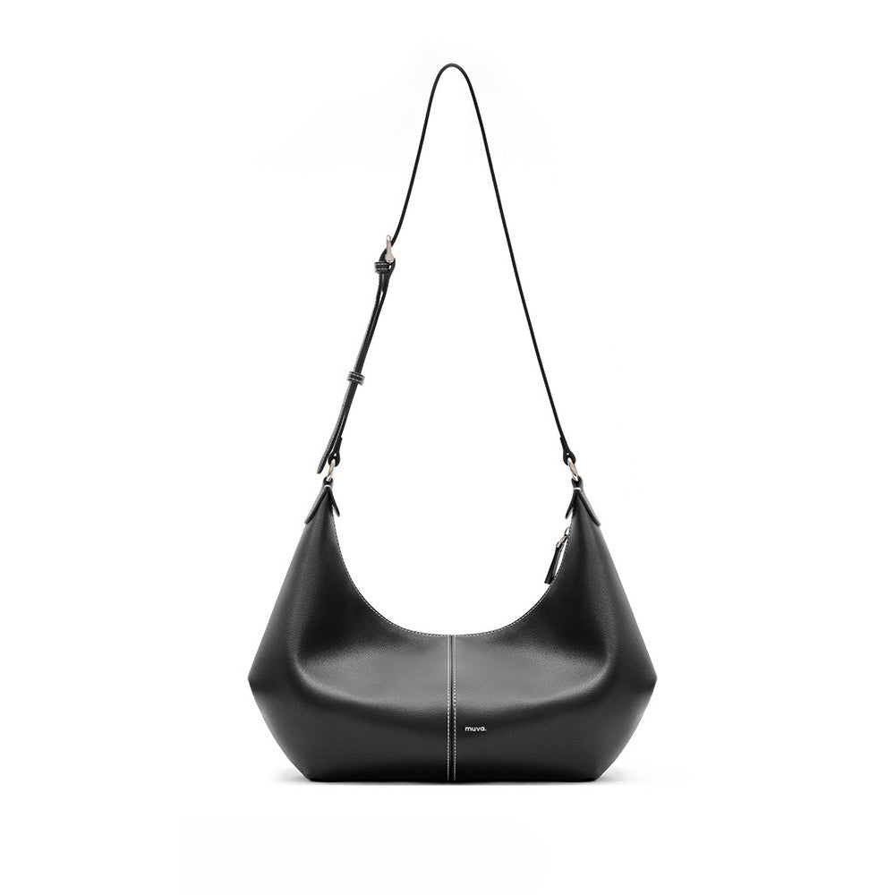 Curve Stitch Hobo Bag
