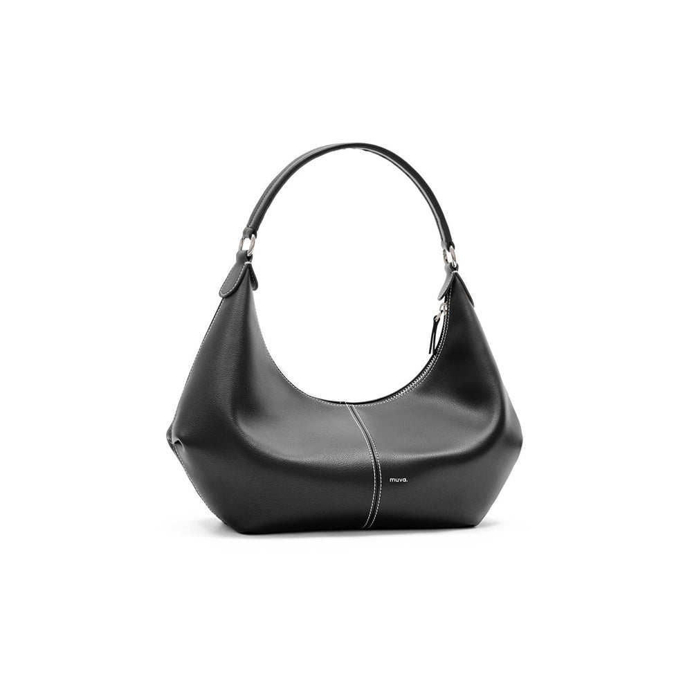 Curve Stitch Hobo Bag