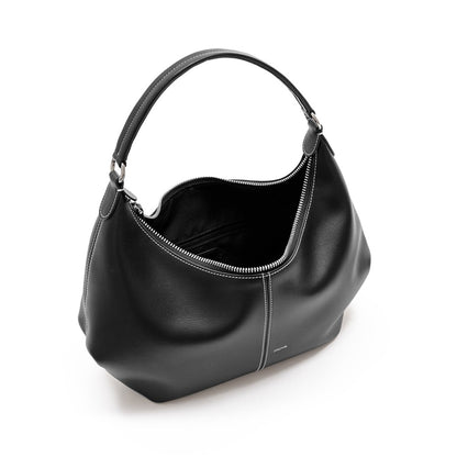 Curve Stitch Hobo Bag