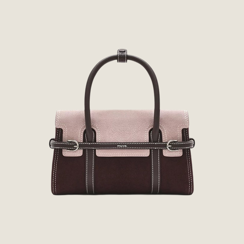 Two-Tone Harness Satchel Bag