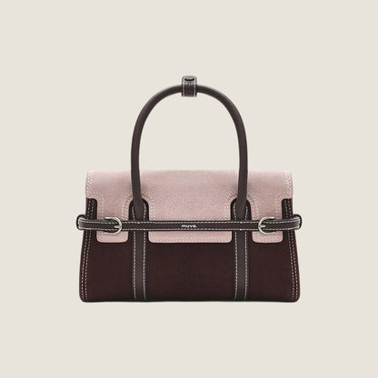 Two-Tone Harness Satchel Bag
