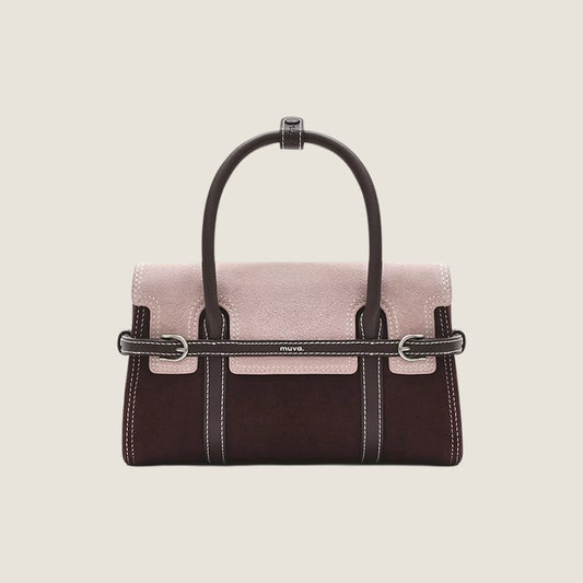 Two-Tone Harness Satchel Bag