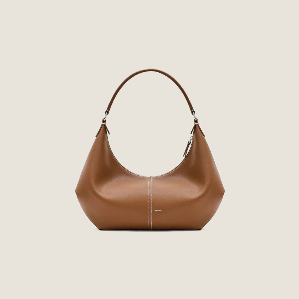 Curve Stitch Hobo Bag