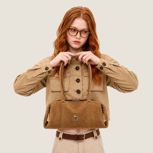 Butterfly Large Boston Bag