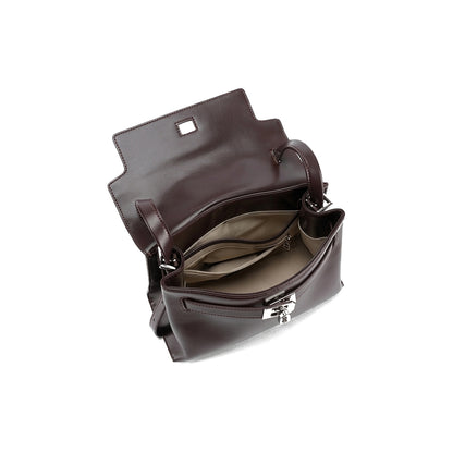 Belted Large Satchel Bag