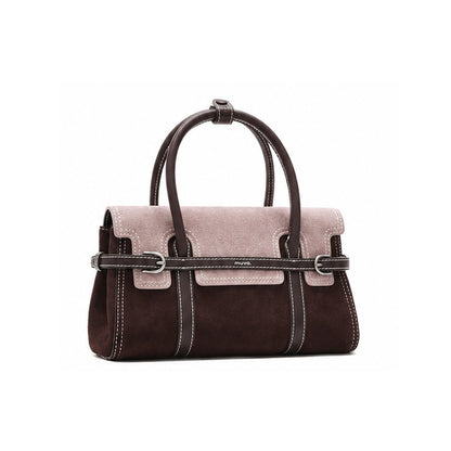 Two-Tone Harness Satchel Bag