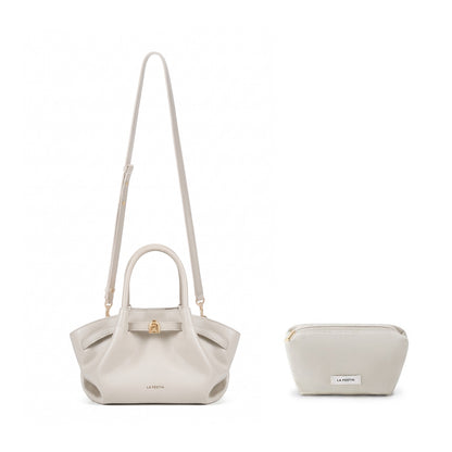 Pleated Trapeze Mini Bag