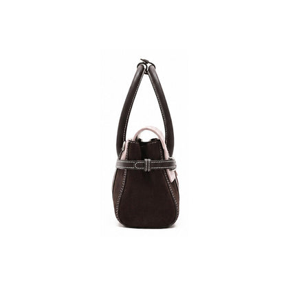 Two-Tone Harness Satchel Bag