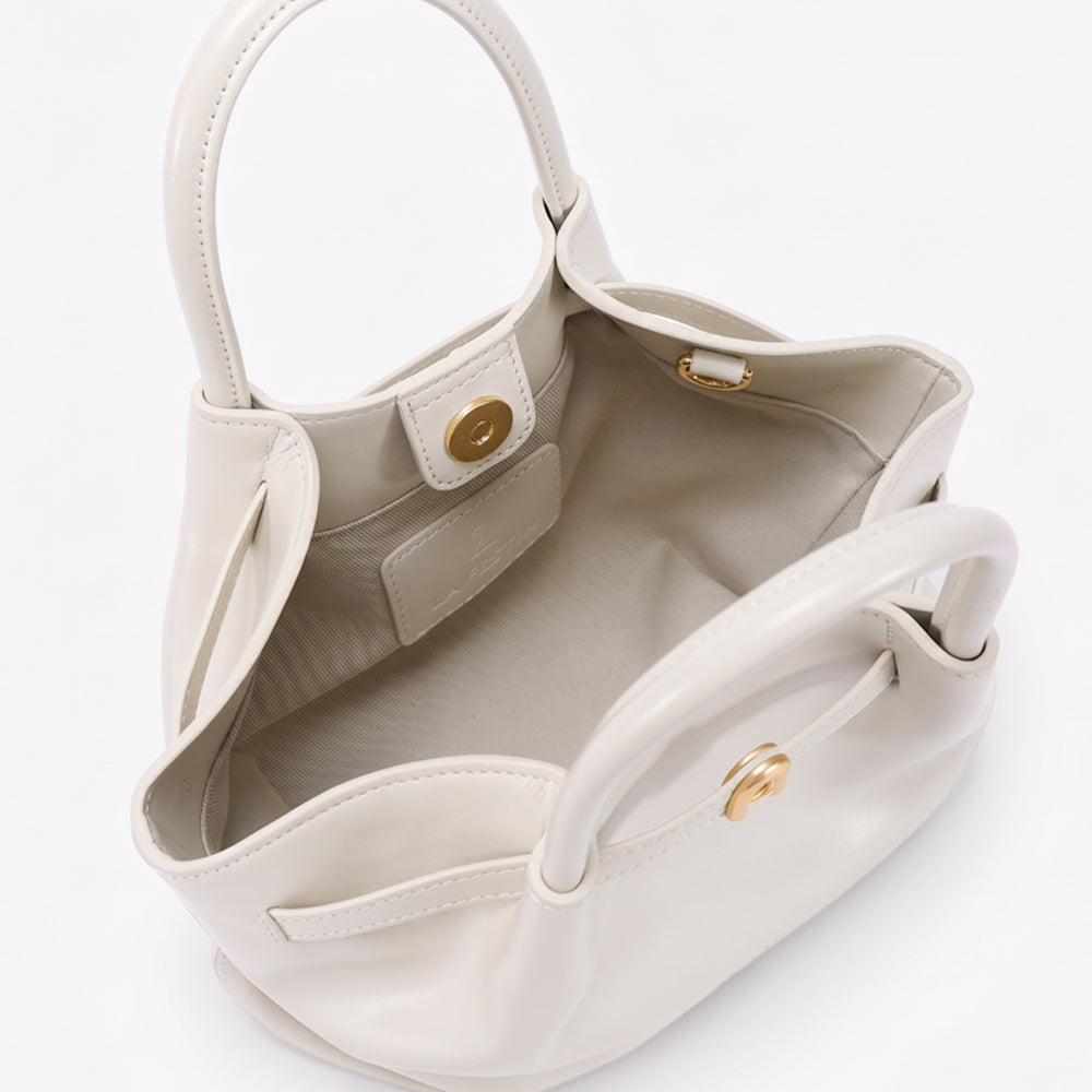 Pleated Trapeze Mini Bag