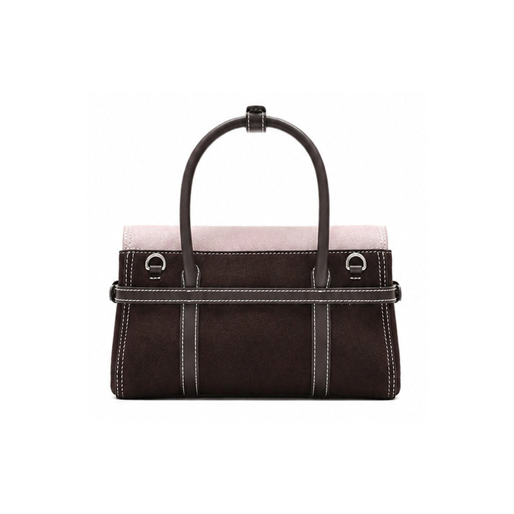 Two-Tone Harness Satchel Bag