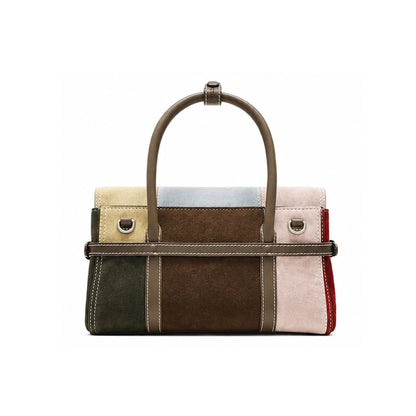 Patchwork Harness Satchel Bag