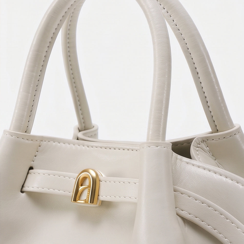 Pleated Trapeze Mini Bag