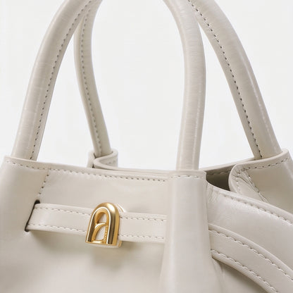 Pleated Trapeze Mini Bag
