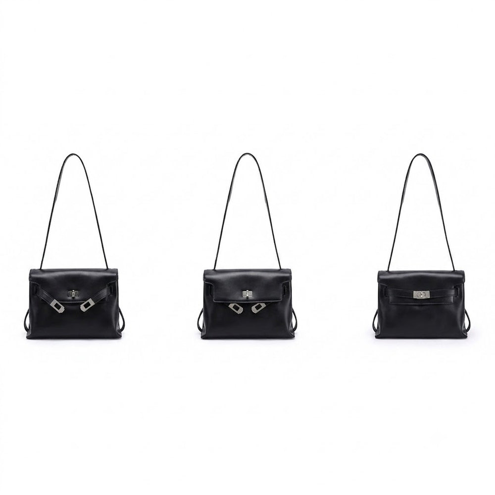 Belted Small Satchel Bag