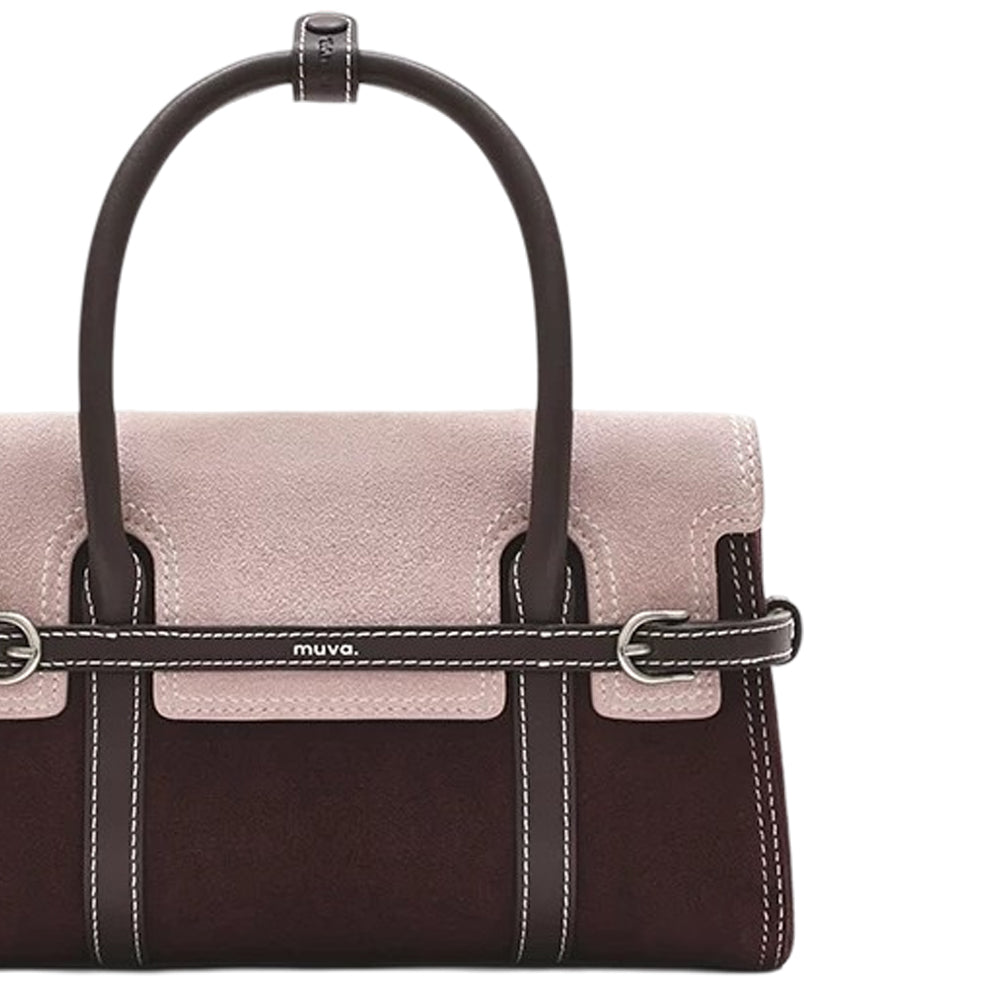 Two-Tone Harness Satchel Bag