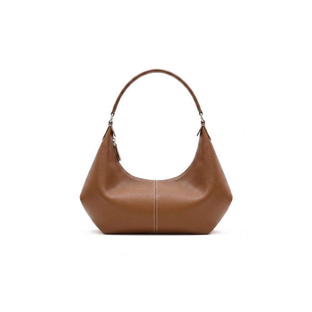 Curve Stitch Hobo Bag