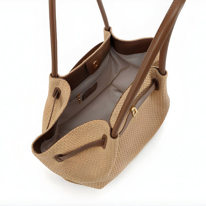 Pleats Trapeze Large Bag