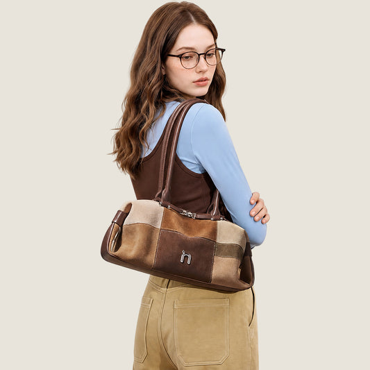 Butterfly Large Boston Bag