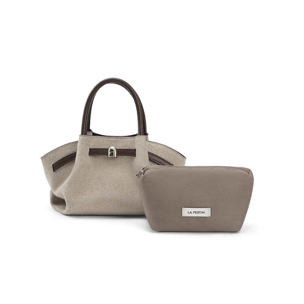 Pleats Trapeze Mini Bag