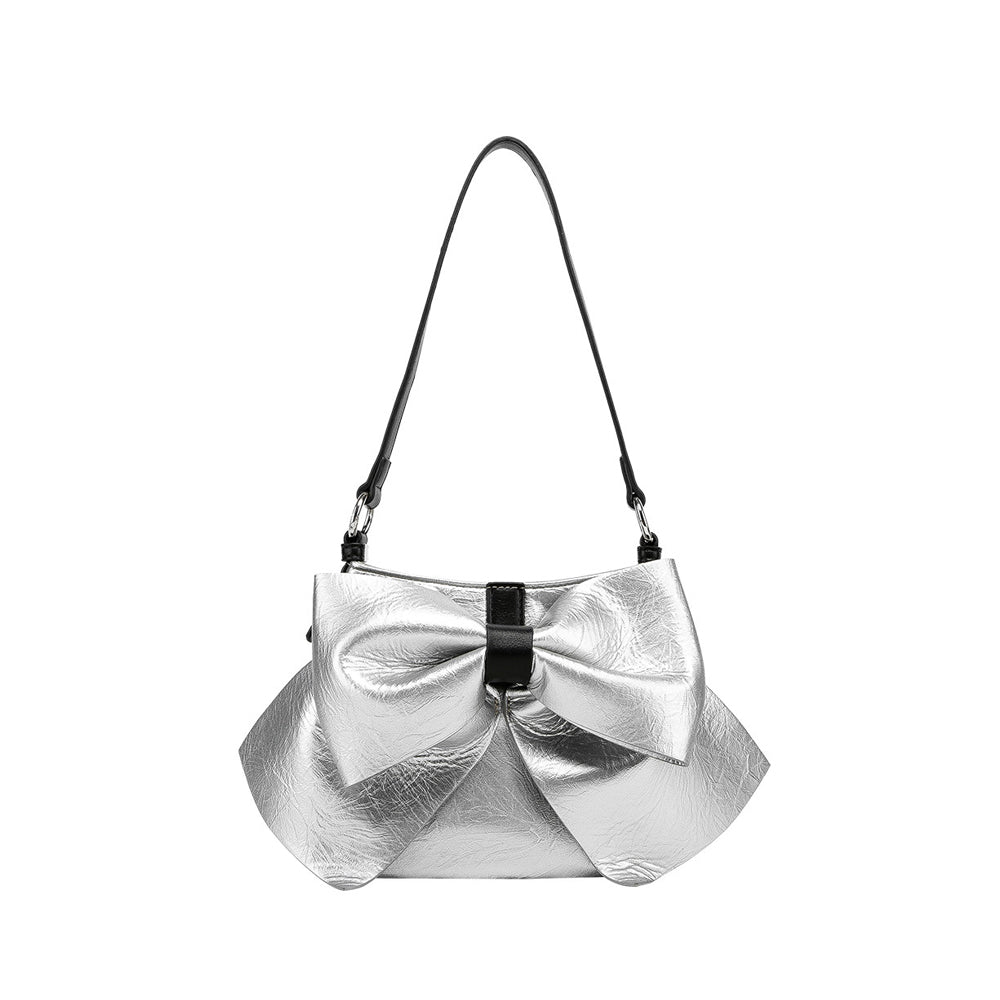 Oversized Bow Hobo Bag
