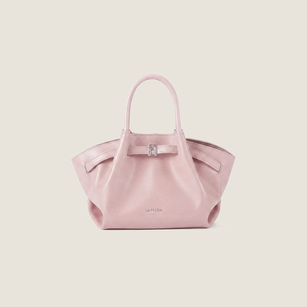 Pleated Trapeze Mini Bag