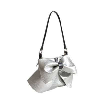 Oversized Bow Hobo Bag