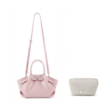 Pleated Trapeze Mini Bag