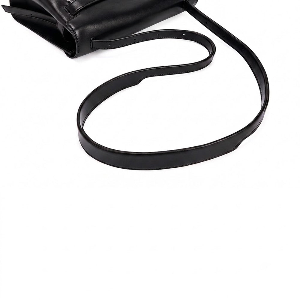 Belted Large Satchel Bag